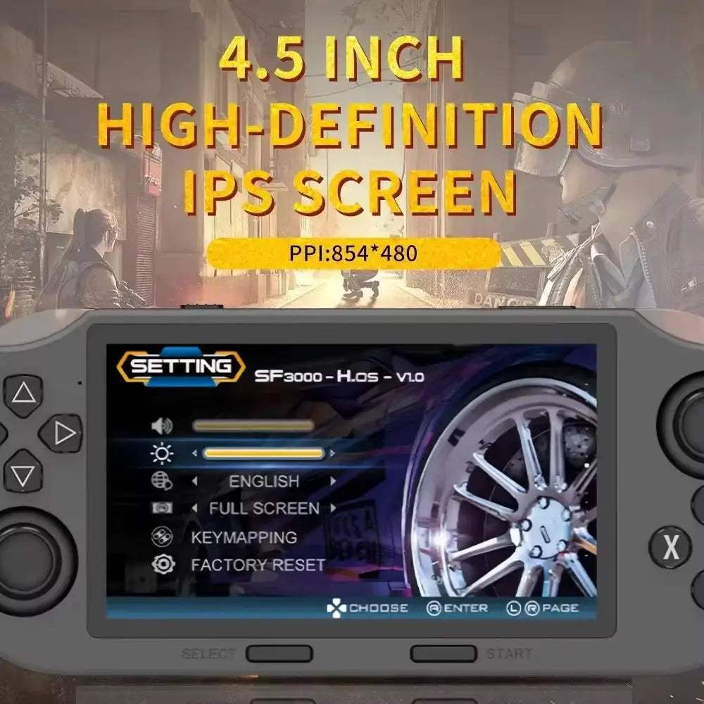  Retro Handheld Game Console 15000 Games 4.5 Inch IPS -  ToylandEU™
