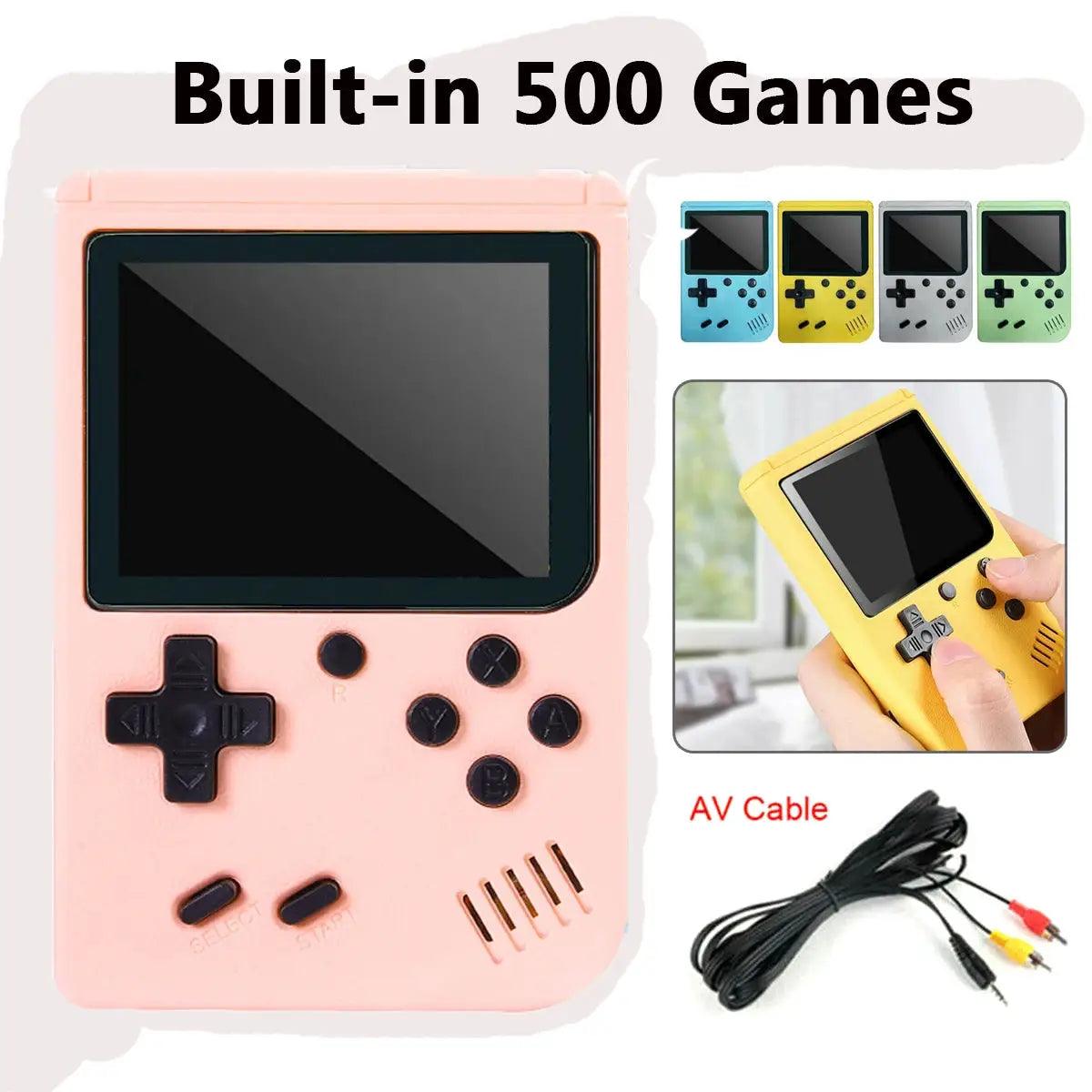  Retro Handheld Game Console 500 Built In Classics -  ToylandEU™