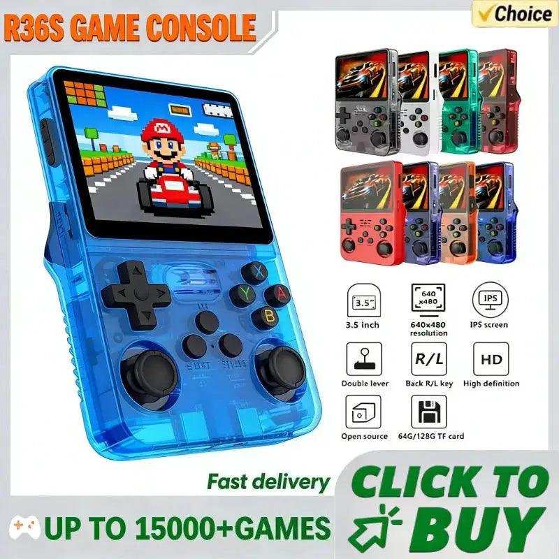  Retro Handheld Game Console IPS Screen 2000 Games -  ToylandEU™