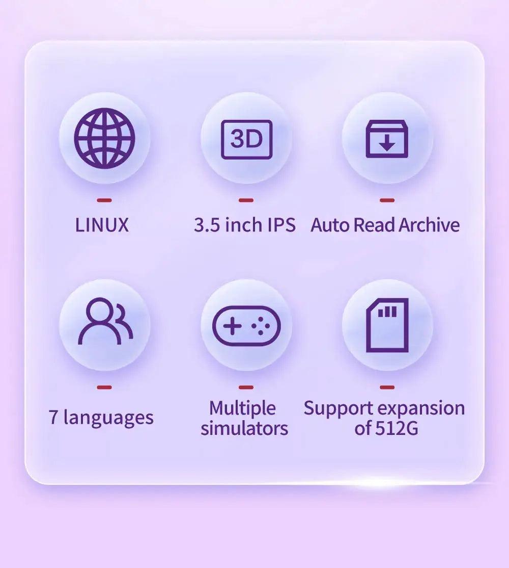  Retro Handheld Game Console Linux 12000 Games -  ToylandEU™