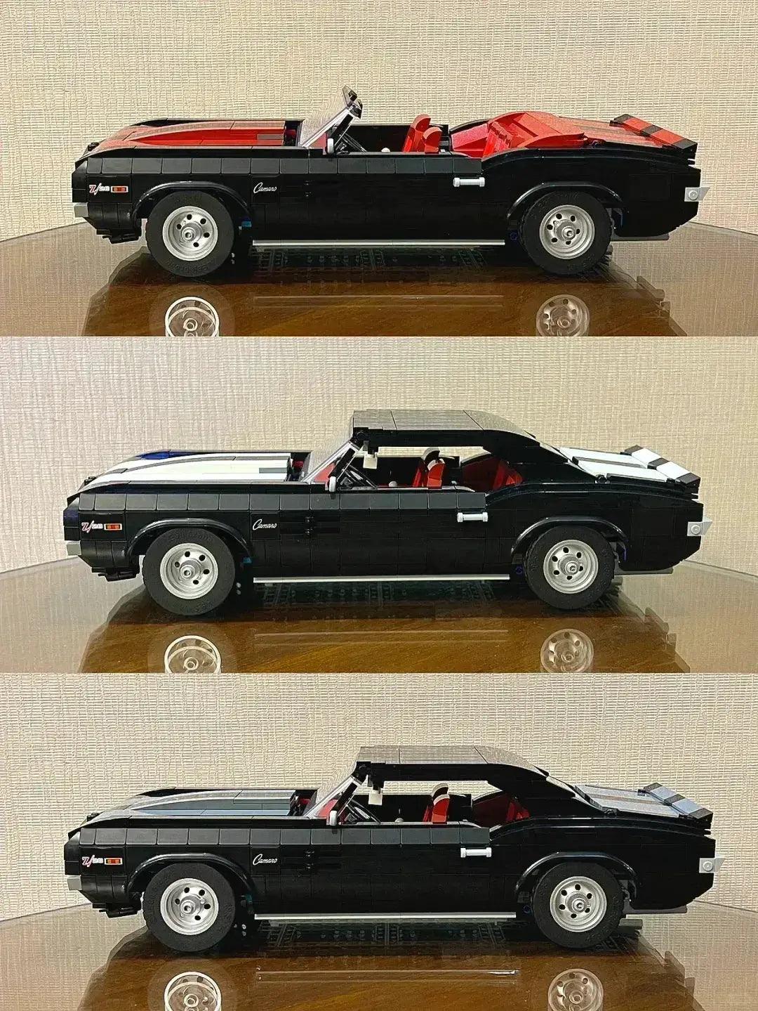  Retro Muscle Car Building Blocks Set For Kids Gift ABS -  ToylandEU™