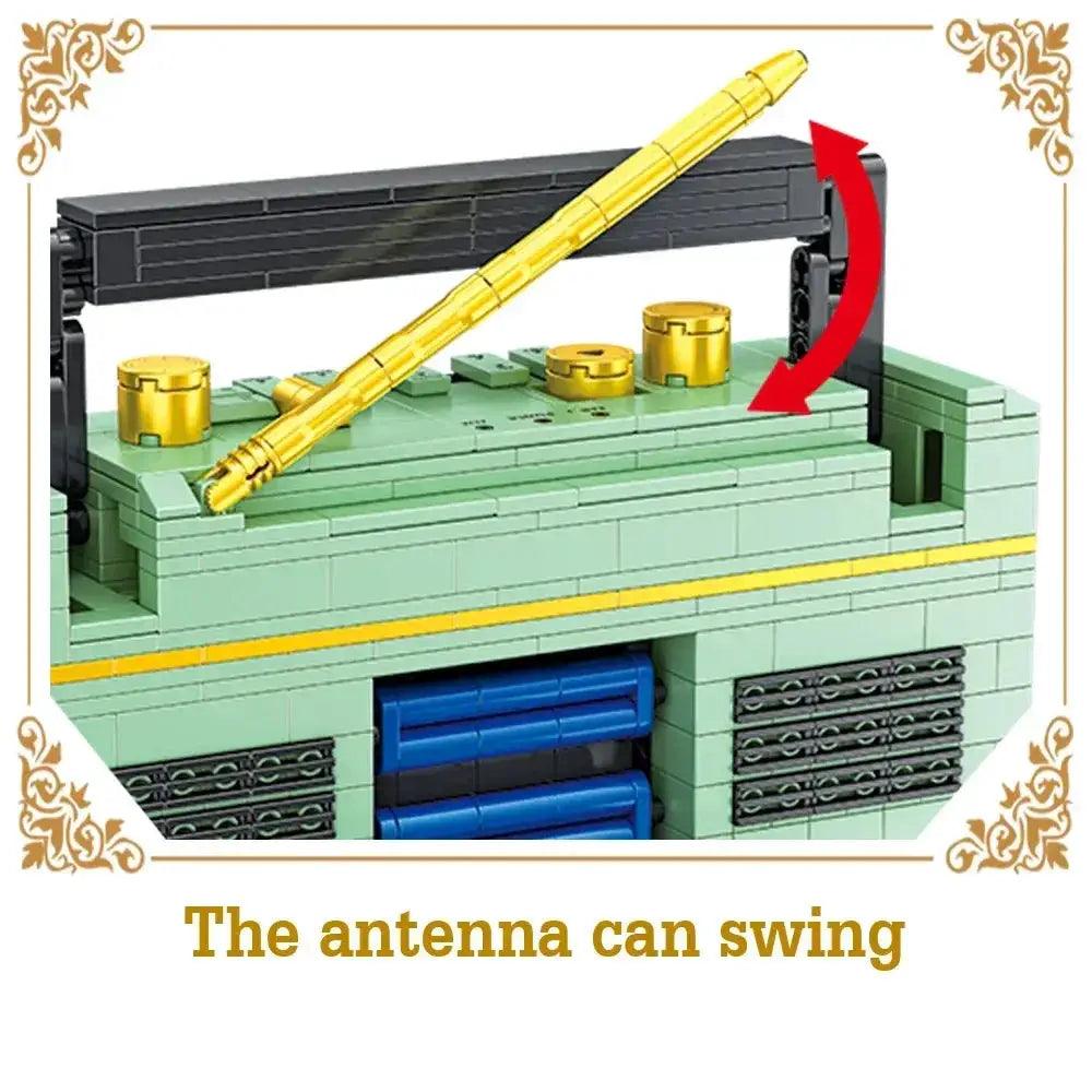  Retro Radio Building Blocks Set Lego Compatible Display -  ToylandEU™