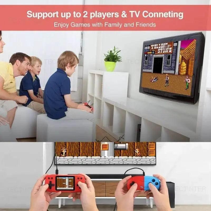  Retro Video Game Console Built in 620 Classic Games Portable Handheld Game Player Rechargeable Console AV Output -  ToylandEU™