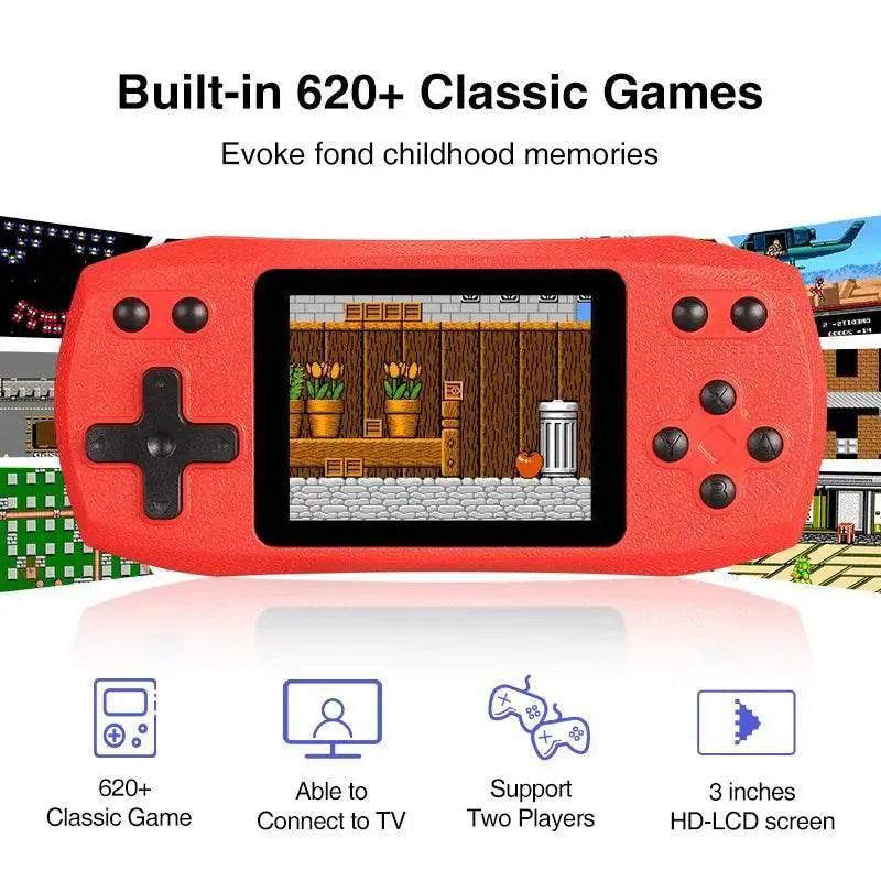  Retro Video Game Console Built in 620 Classic Games Portable Handheld Player -  ToylandEU™