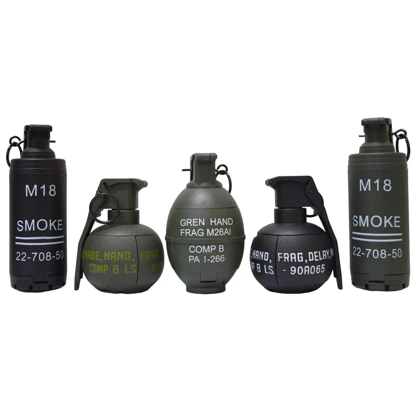 Reusable Airsoft Grenade Set With Smoke Effects And Variety - ToylandEU