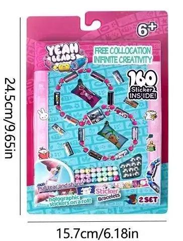  Reusable Colorful Sticker Rolls For Kids Bracelets -  ToylandEU™