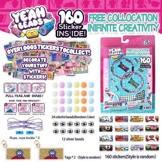  Reusable Colorful Sticker Rolls For Kids Bracelets -  ToylandEU™