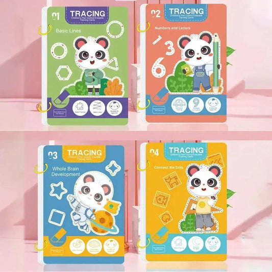 Reusable Kids Writing Workbook Erasable Pen CE Cert -  ToylandEU™