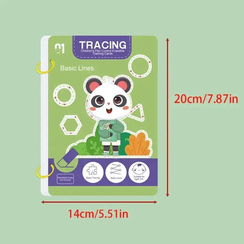 Reusable Kids Writing Workbook Erasable Pen CE Cert -  ToylandEU™