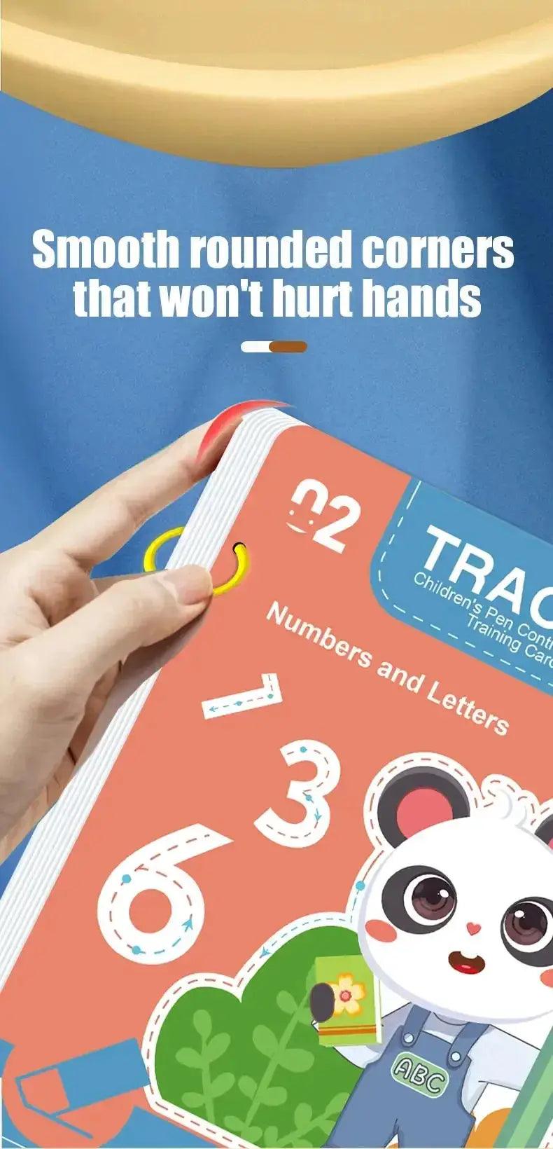  Reusable Kids Writing Workbook Erasable Pen CE Cert -  ToylandEU™