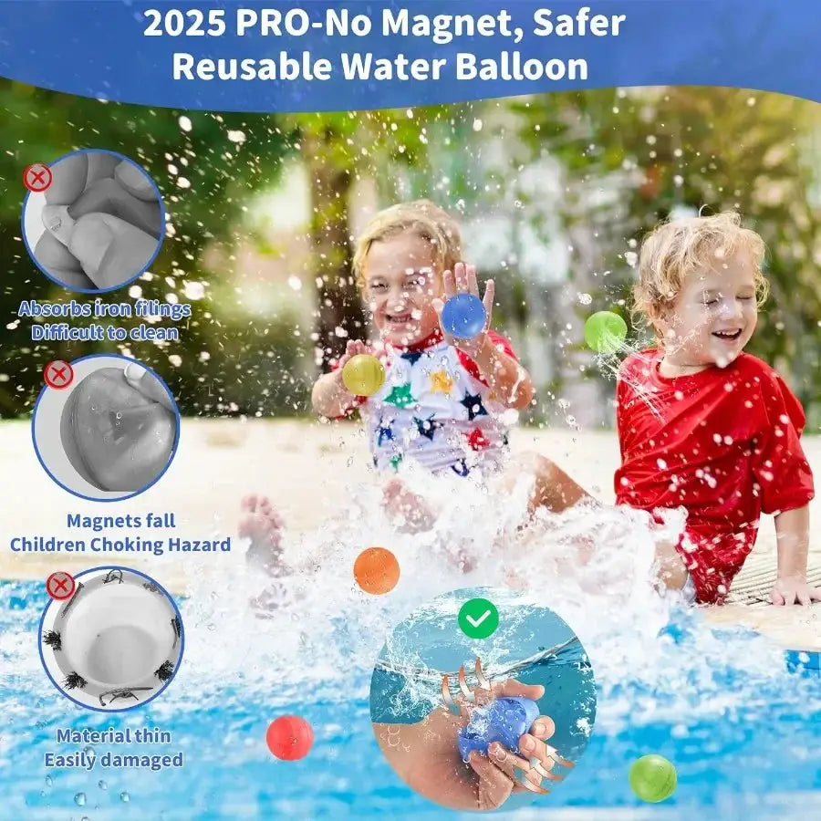  Reusable Water Balloons QuickFill For Outdoor Fun -  ToylandEU™
