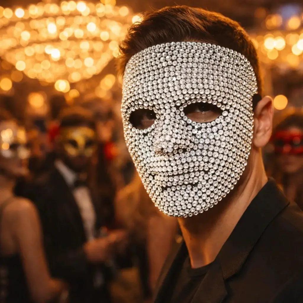  Rhinestone Dancer Mask Ball Mask Sparkling Glam Nights -  ToylandEU™