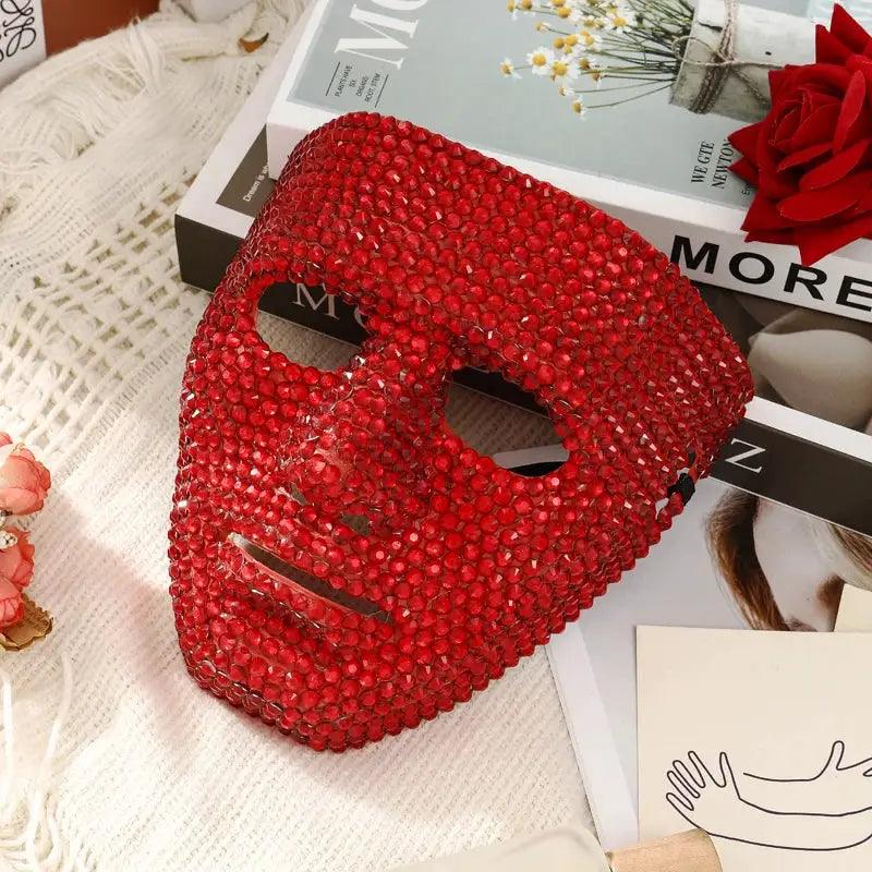  Rhinestone Dancer Mask Ball Mask Sparkling Glam Nights -  ToylandEU™
