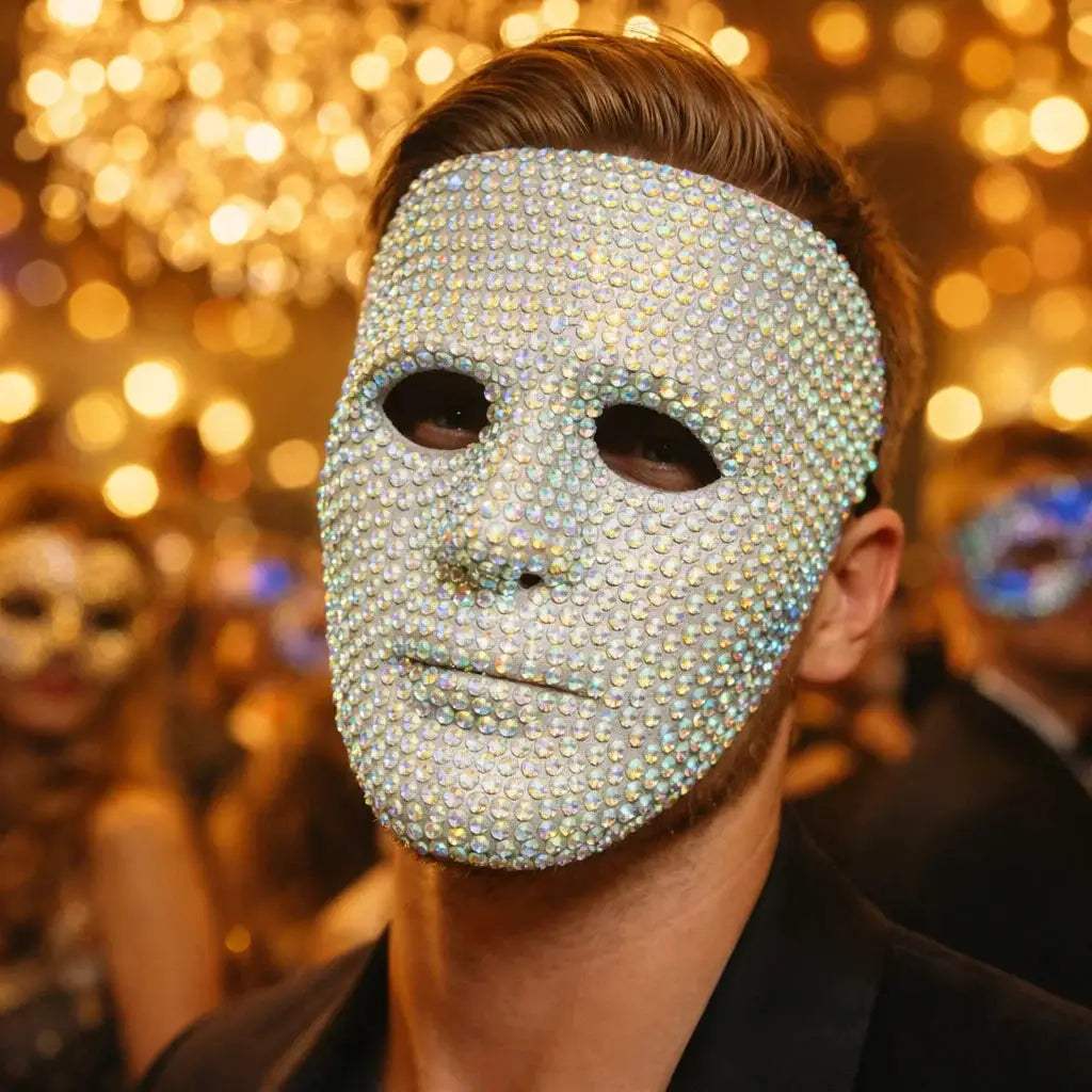  Rhinestone Dancer Mask Ball Mask Sparkling Glam Nights -  ToylandEU™