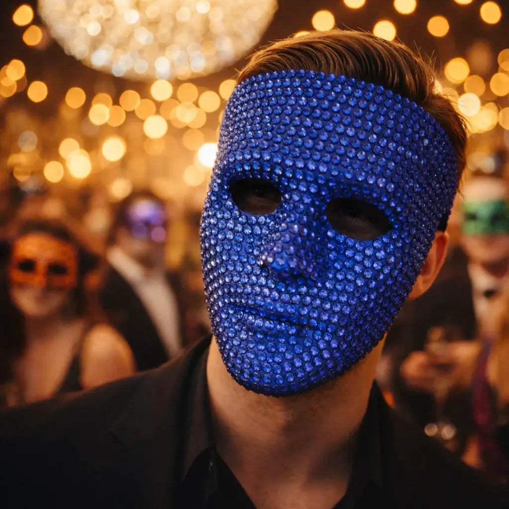  Rhinestone Dancer Mask Ball Mask Sparkling Glam Nights -  ToylandEU™