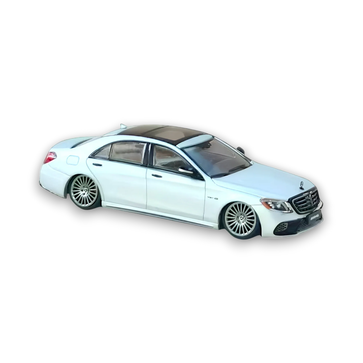Rhino Model AMG S63 S Class W222 Matte Silver 1:64 - ToylandEU