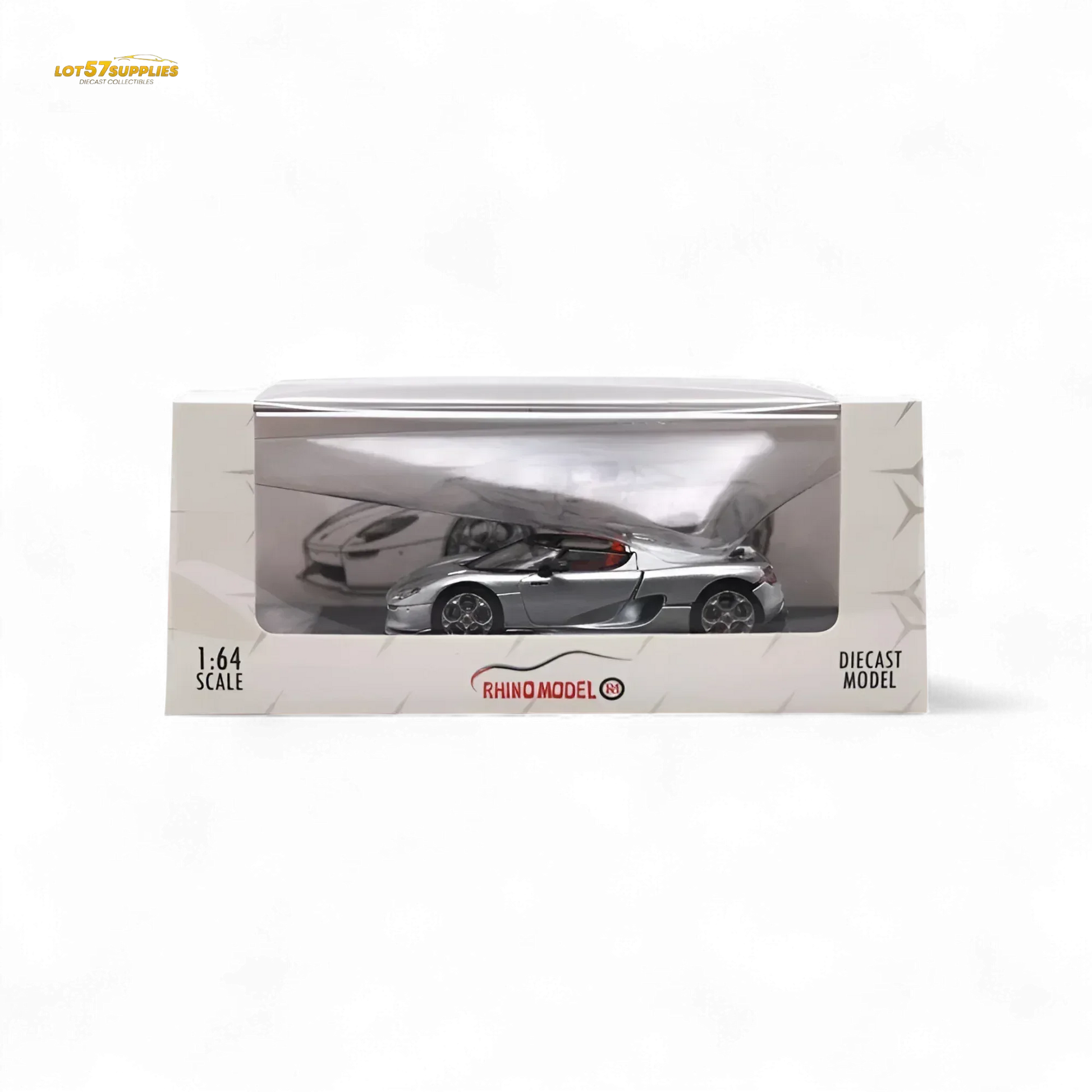 Rhino Model RM CC850 With Magnetic Engine Cover - Silver 1:64 - ToylandEU