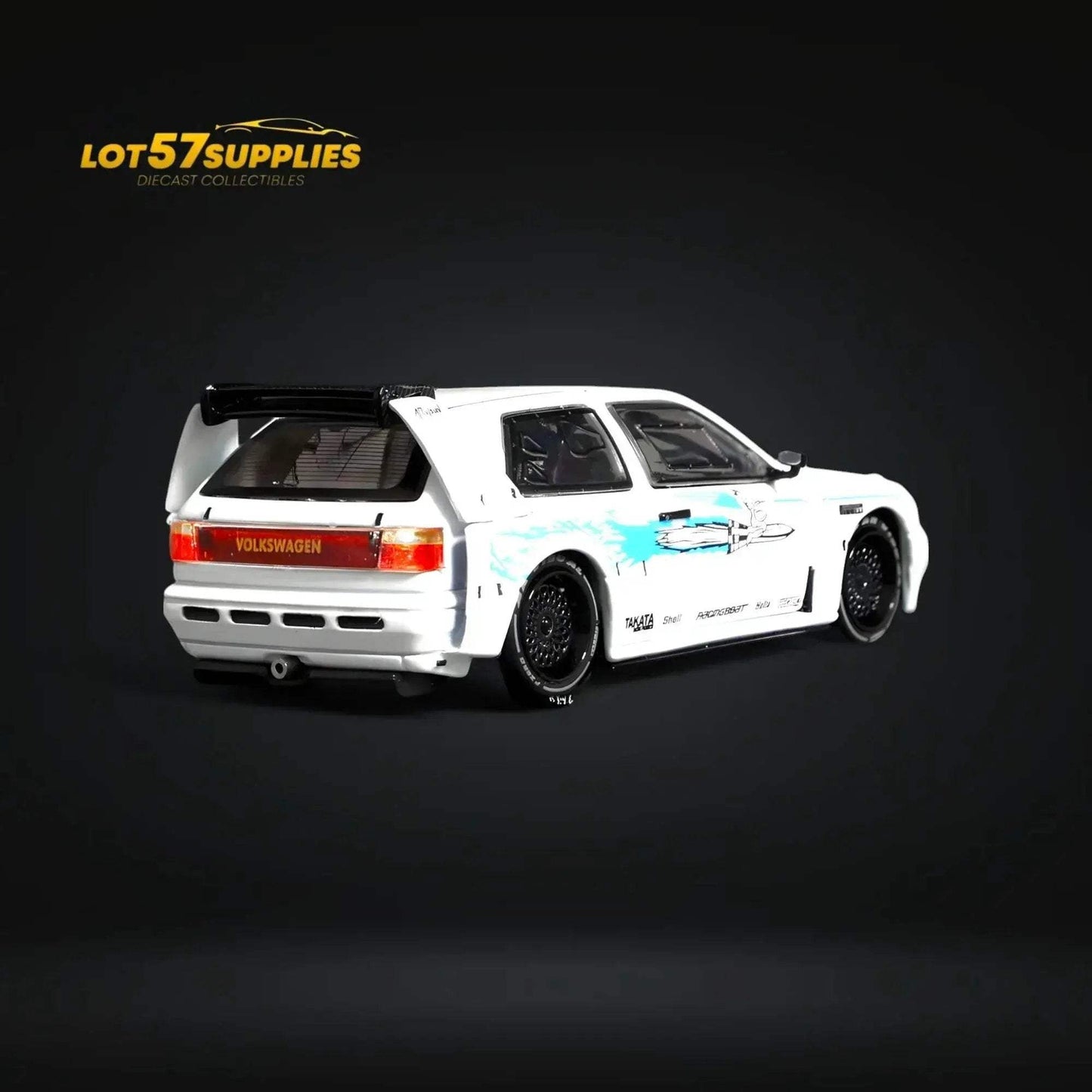Rhino Model VW Golf Mk3 Concept - White Fast & Furious Livery 1:64 - ToylandEU