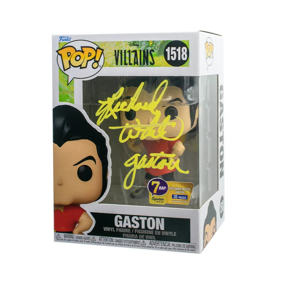 Autographed Gaston Pop Vinyl By Richard White Signature Series