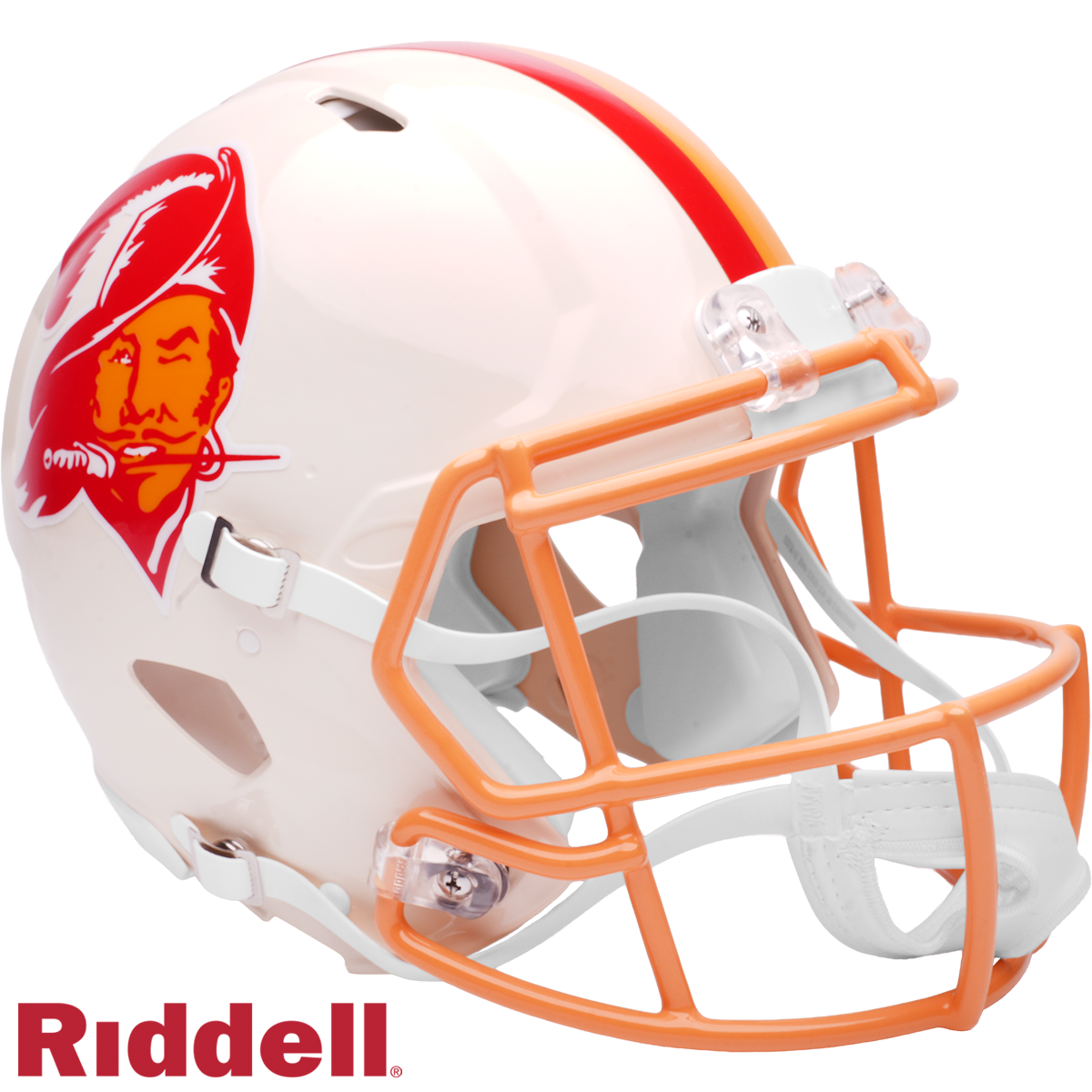 Tampa Bay Buccaneers Helmet Riddell Authentic Full Size Speed Style Retro Collection