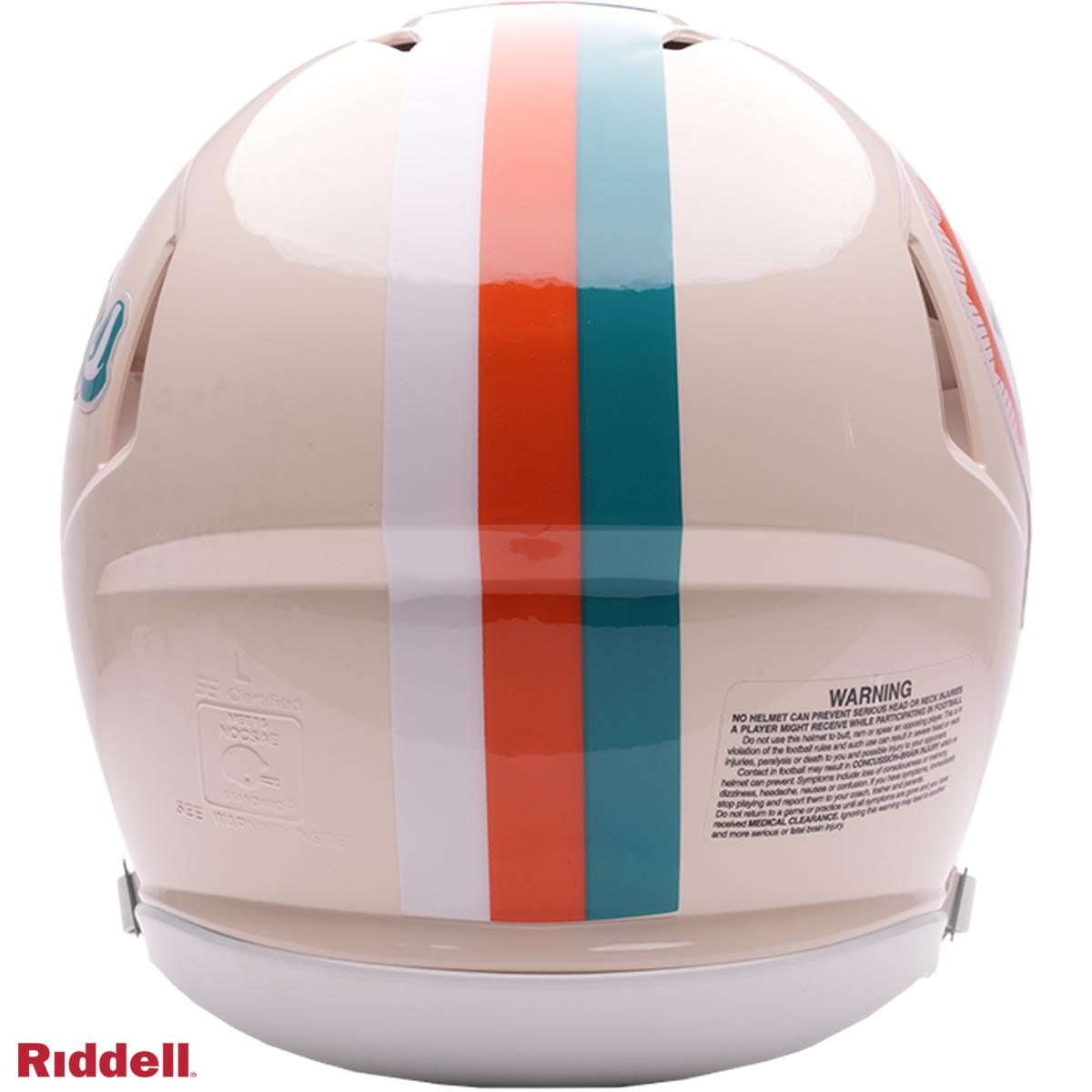 Miami Dolphins Helmet Riddell Authentic Full Size Speed Style Retro Collection