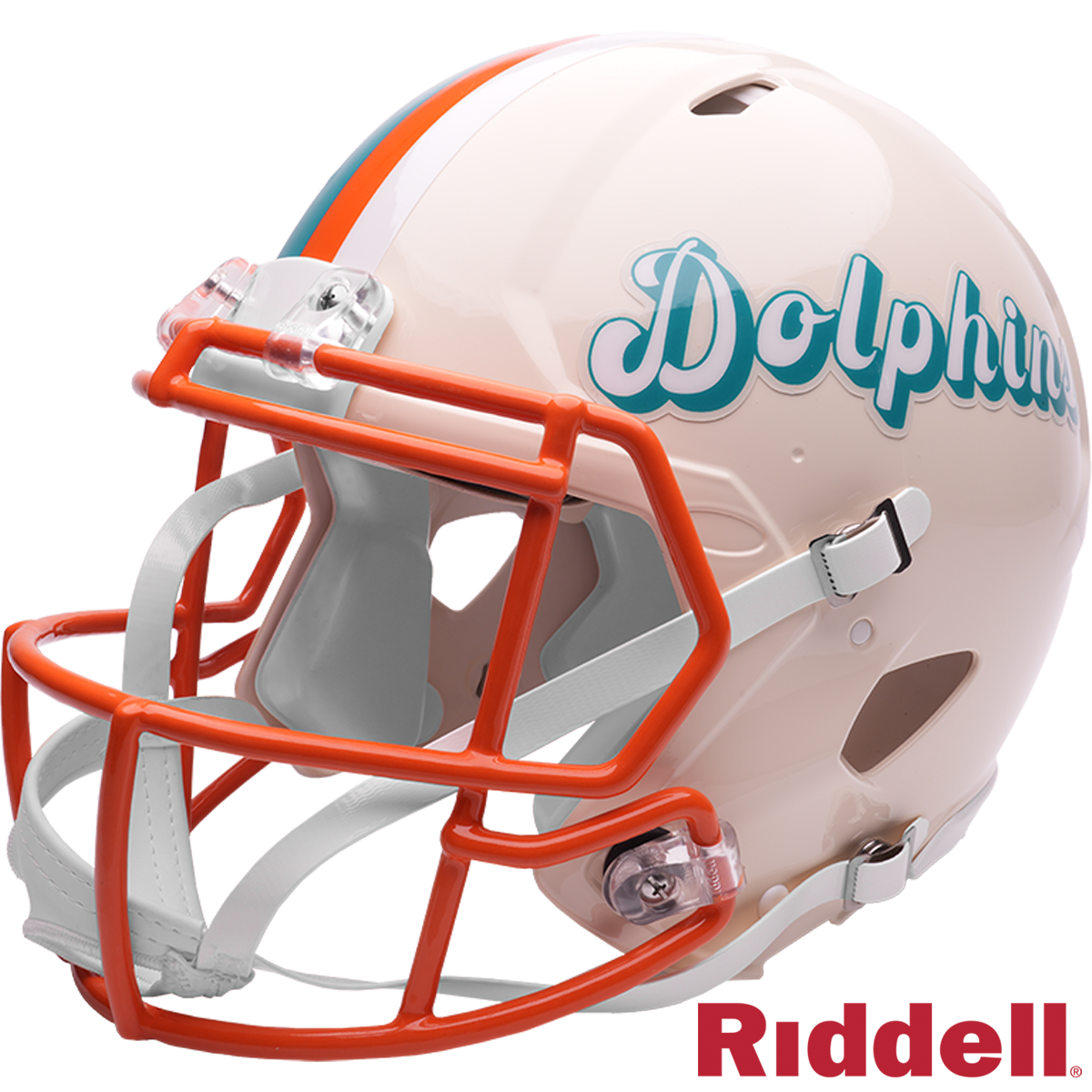 Miami Dolphins Helmet Riddell Authentic Full Size Speed Style Retro Collection