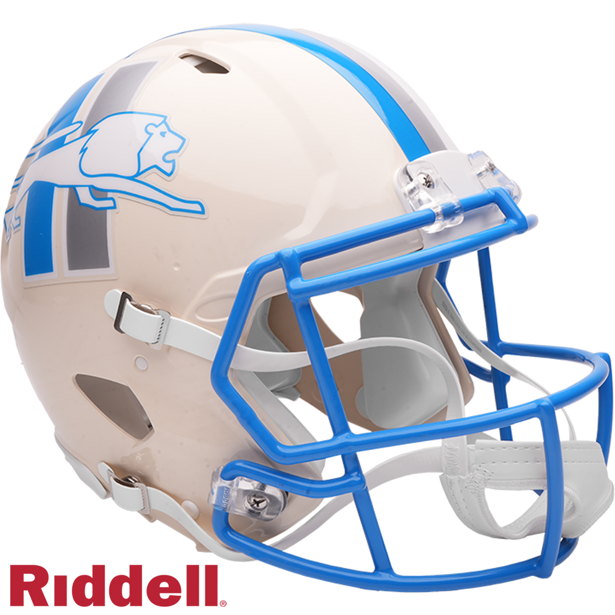 Detroit Lions Helmet Riddell Authentic Full Size Speed Style Retro Collection
