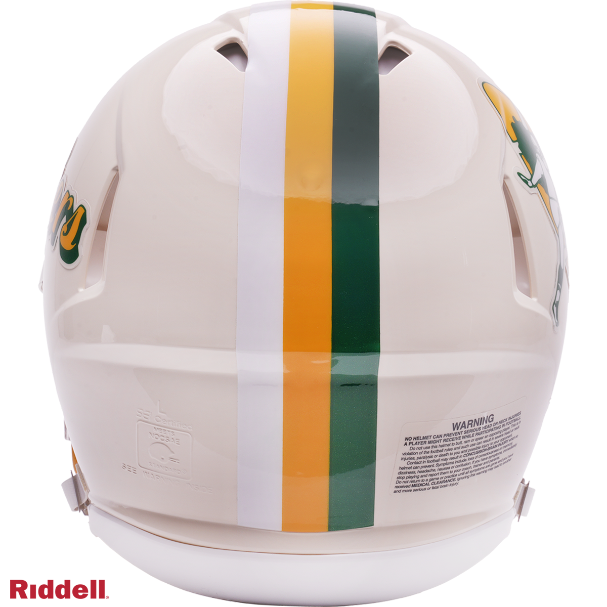 Green Bay Packers Helmet Riddell Authentic Full Size Speed Style Retro Collection