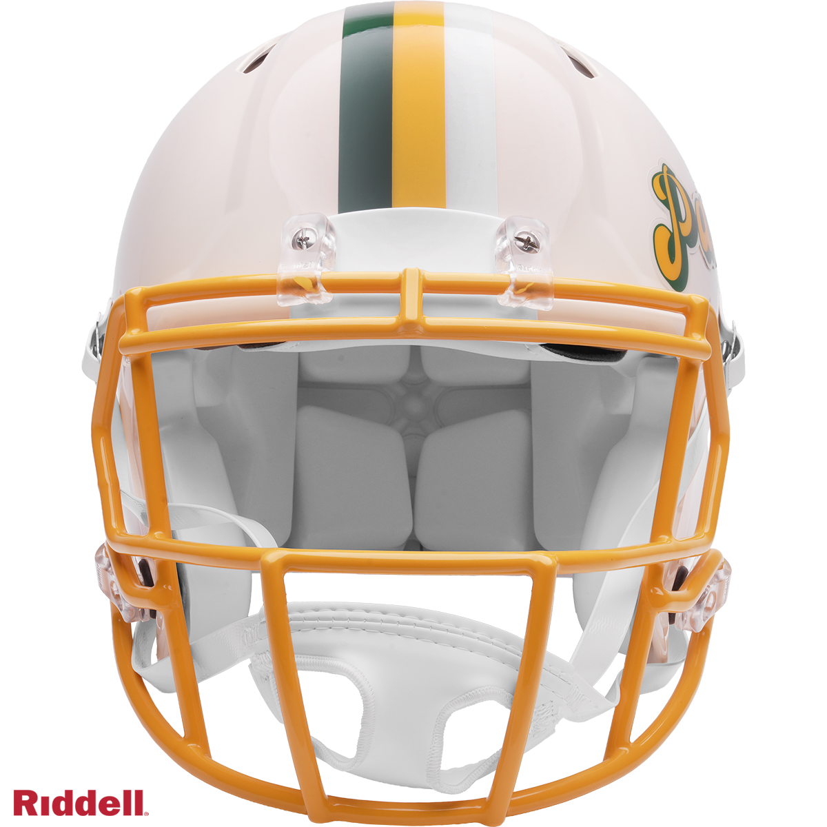 Green Bay Packers Helmet Riddell Authentic Full Size Speed Style Retro Collection