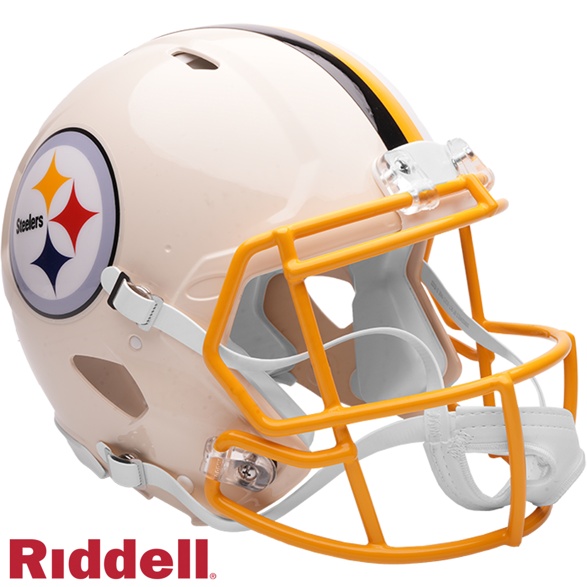 Pittsburgh Steelers Helmet Riddell Authentic Full Size Speed Style Retro Collection