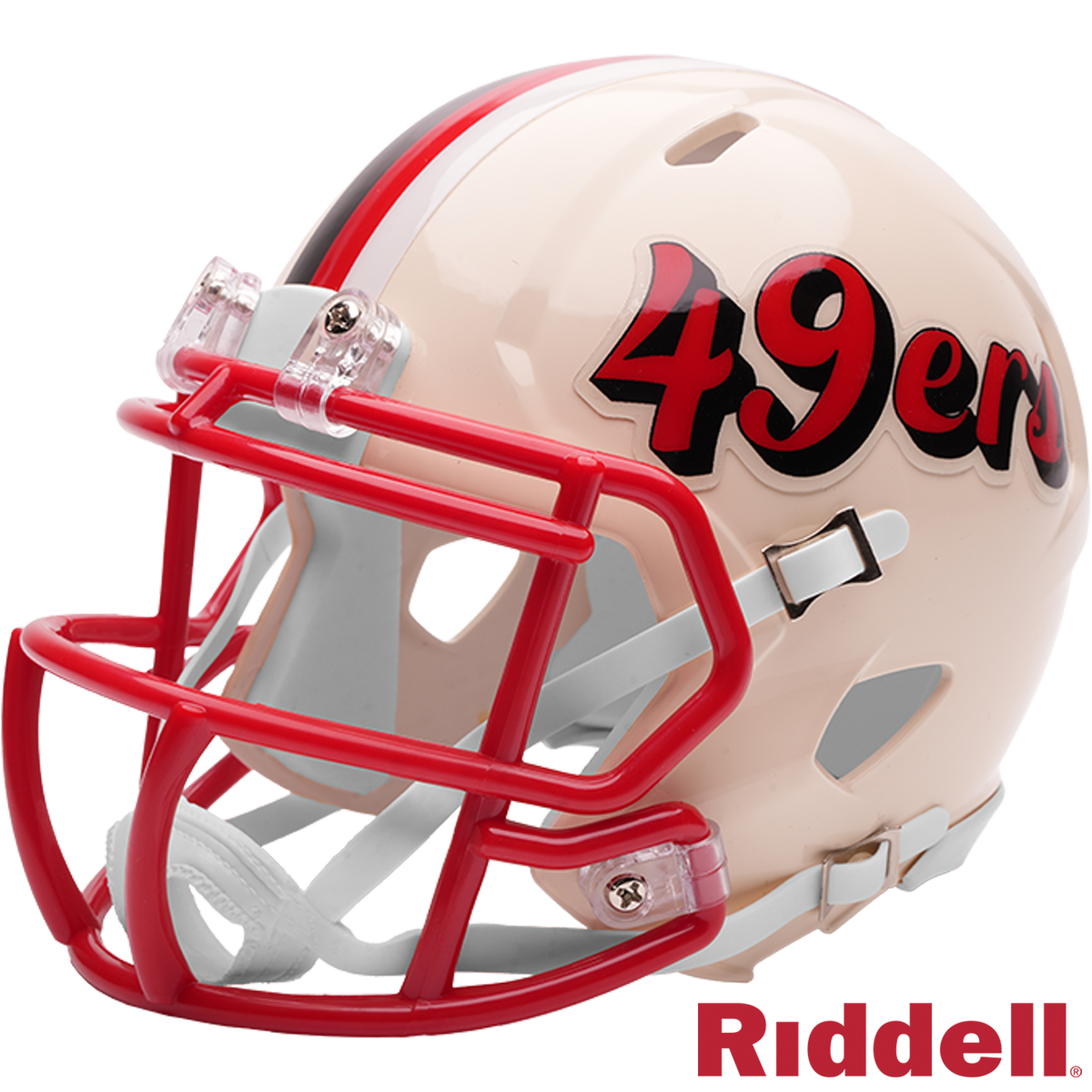 San Francisco 49ers Helmet Riddell Replica Mini Speed Style Retro Collection
