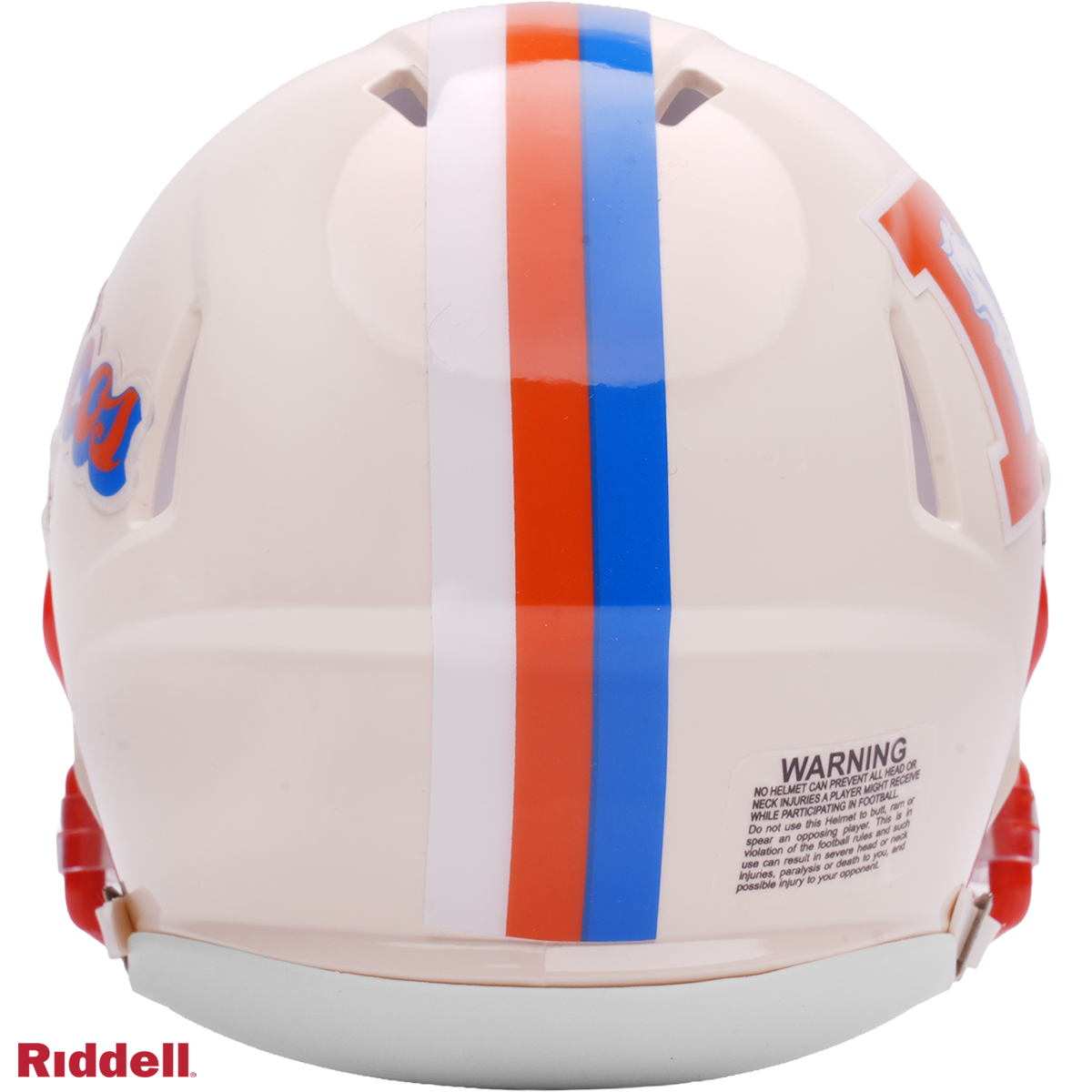 Denver Broncos Helmet Riddell Replica Mini Speed Style Retro Collection