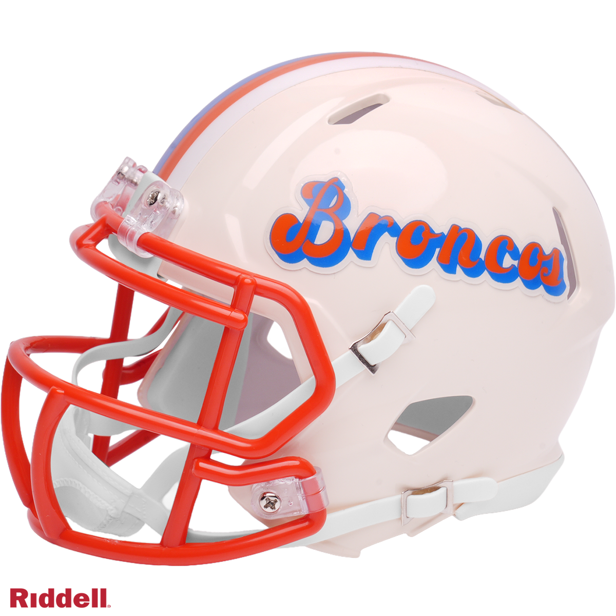 Denver Broncos Helmet Riddell Replica Mini Speed Style Retro Collection