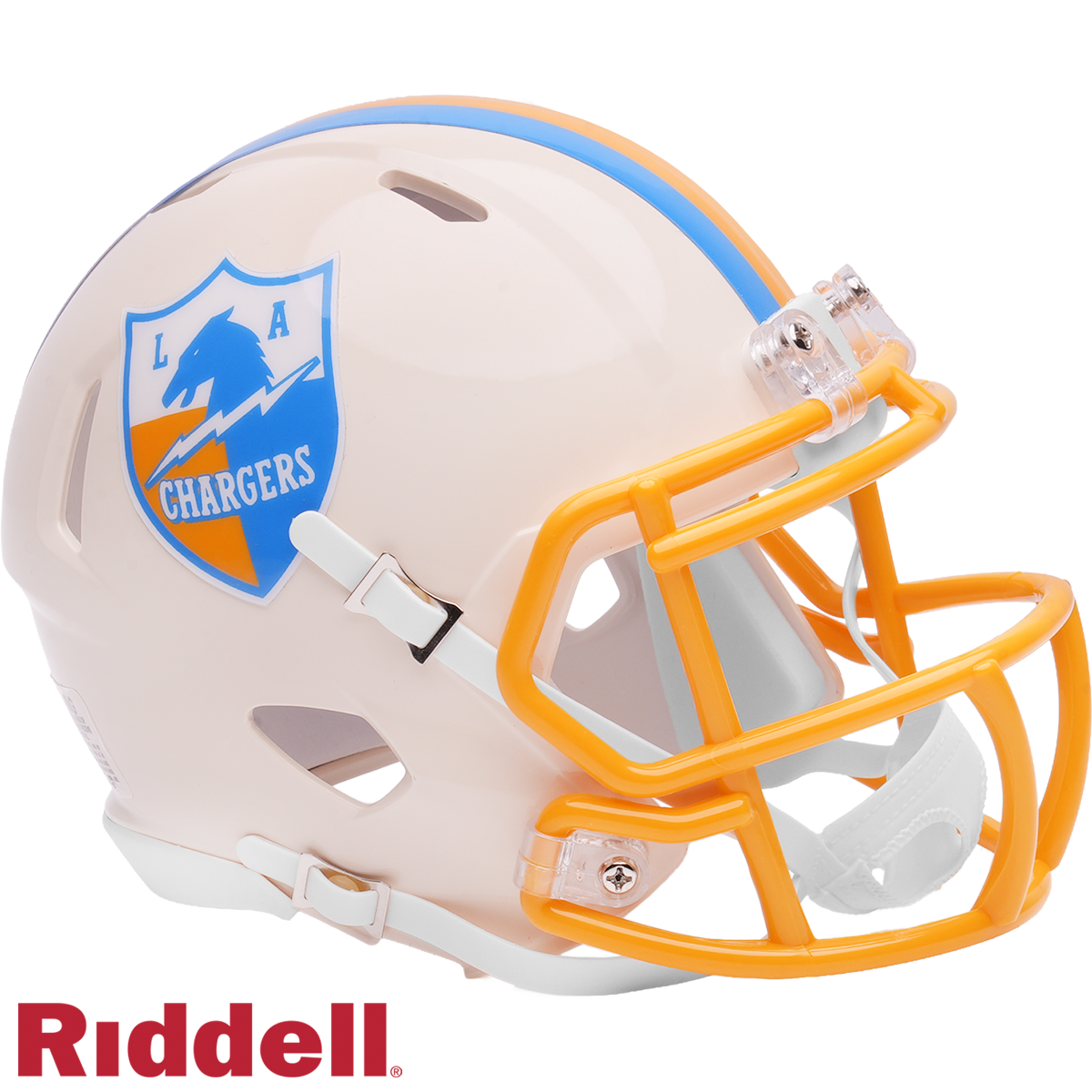 Los Angeles Chargers Helmet Riddell Replica Mini Speed Style Retro Collection
