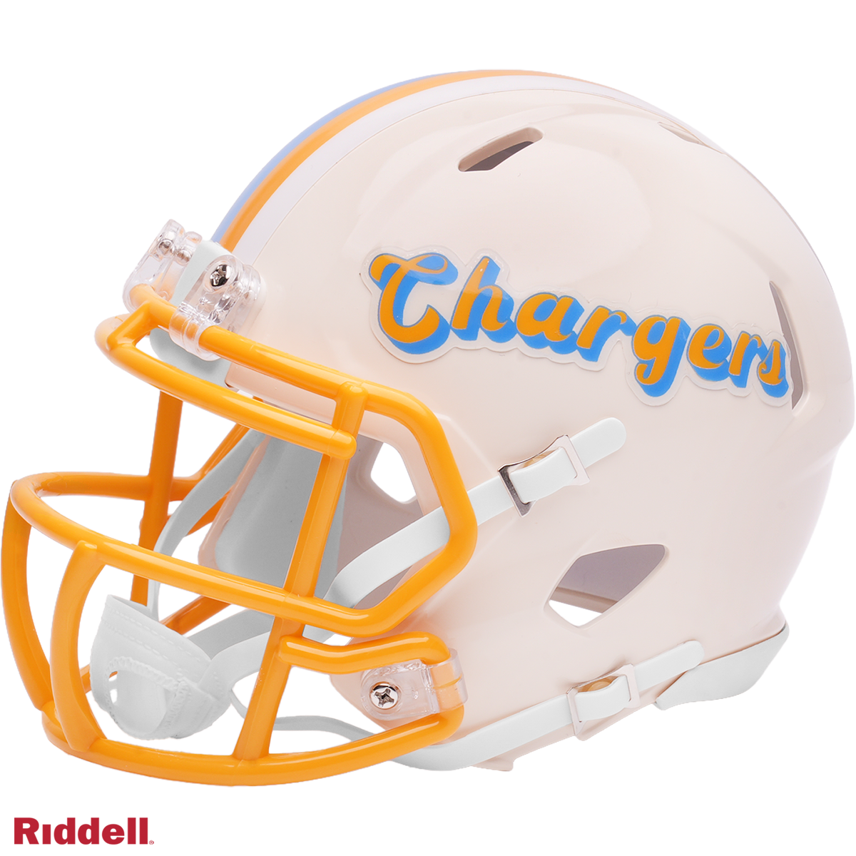 Los Angeles Chargers Helmet Riddell Replica Mini Speed Style Retro Collection