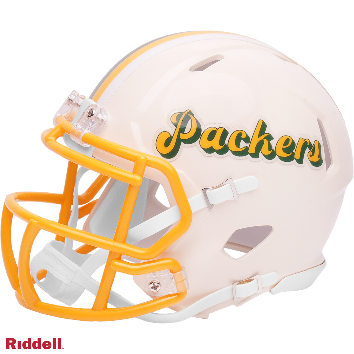 Green Bay Packers Helmet Riddell Authentic Full Size SpeedFlex Style Retro Collection