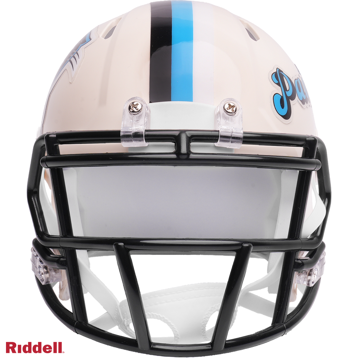 Carolina Panthers Helmet Riddell Replica Mini Speed Style Retro Collection