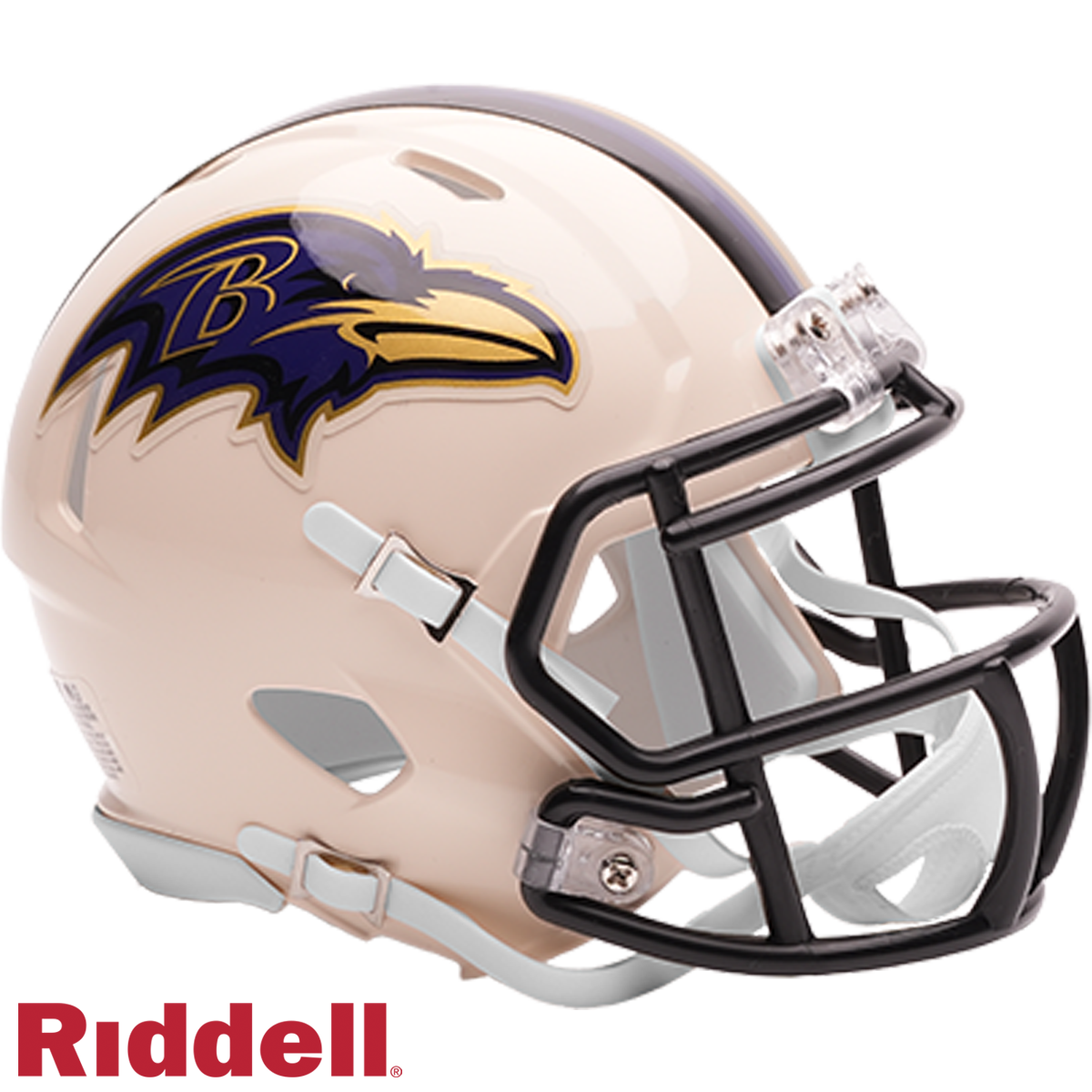Baltimore Ravens Helmet Riddell Replica Mini Speed Style Retro Collection