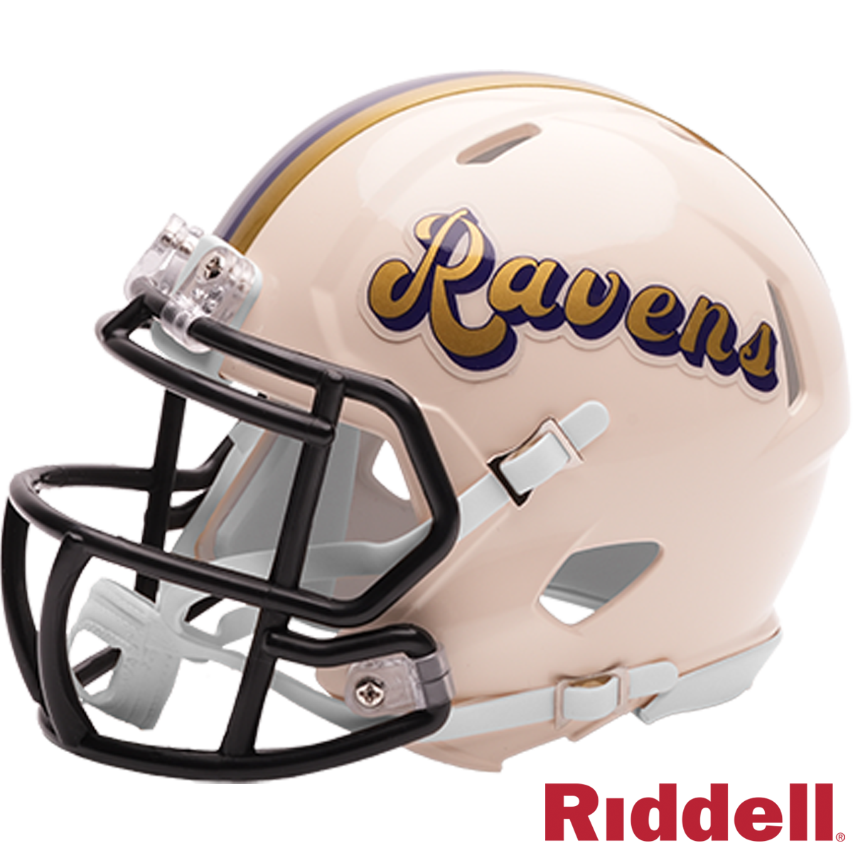 Baltimore Ravens Helmet Riddell Replica Mini Speed Style Retro Collection