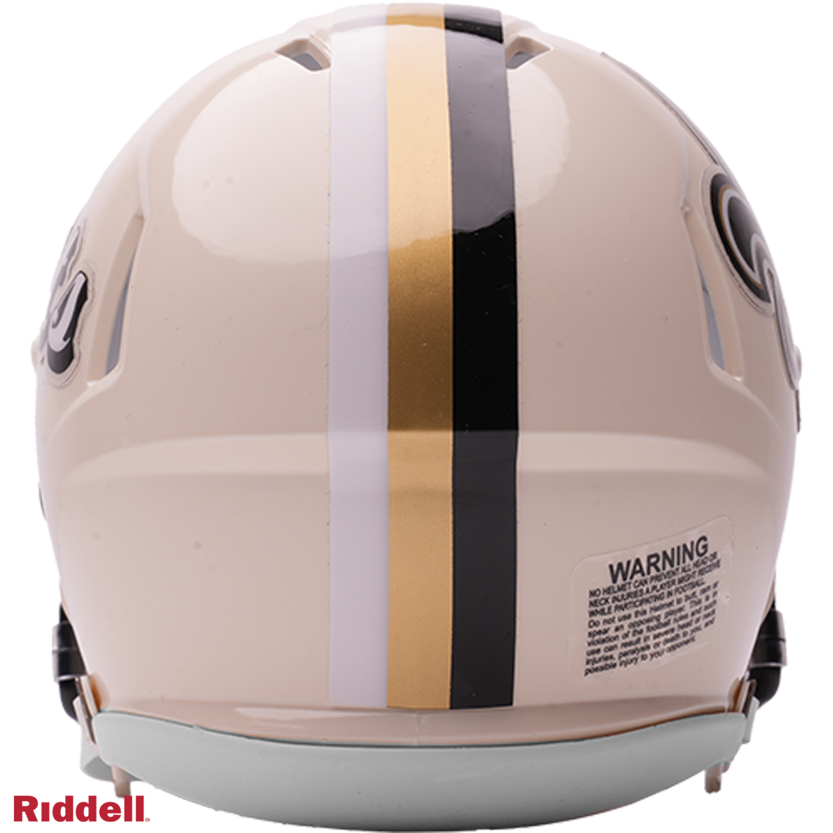 New Orleans Saints Helmet Riddell Replica Mini Speed Style Retro Collection