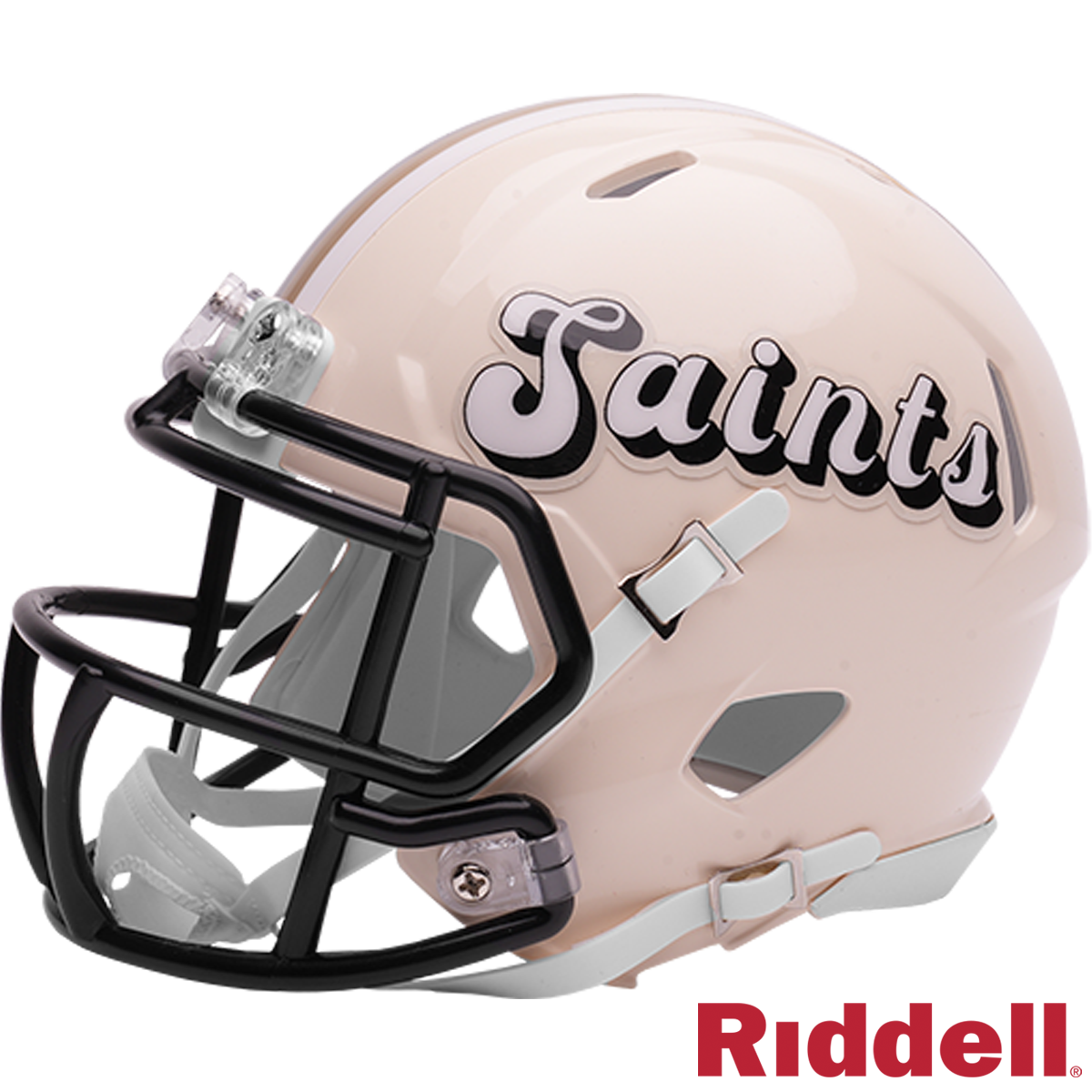 New Orleans Saints Helmet Riddell Replica Mini Speed Style Retro Collection