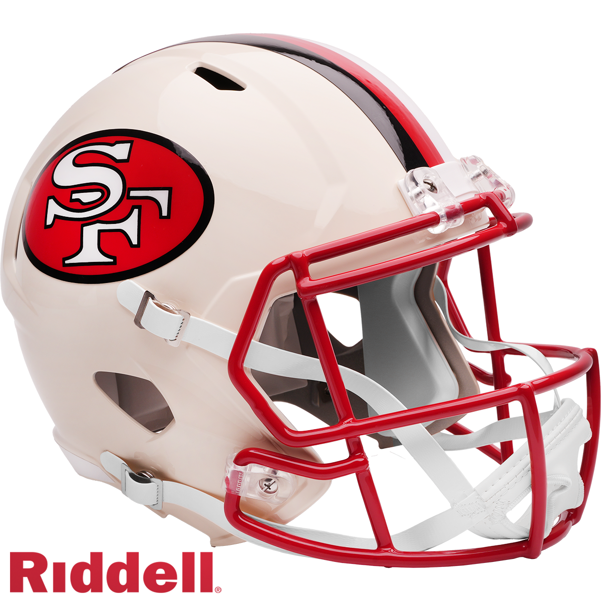 San Francisco 49ers Helmet Riddell Replica Full Size Speed Style Retro Collection