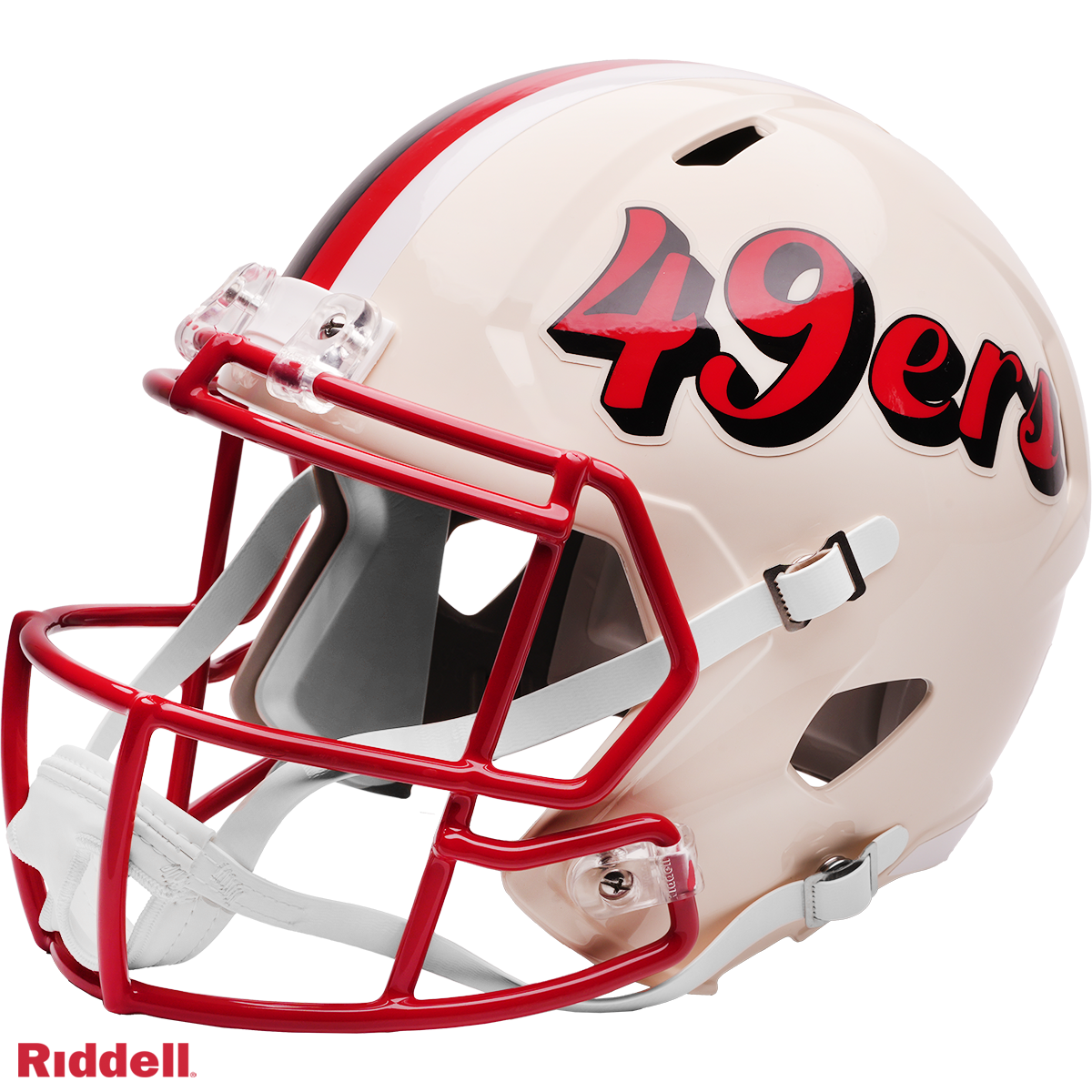 San Francisco 49ers Helmet Riddell Replica Full Size Speed Style Retro Collection