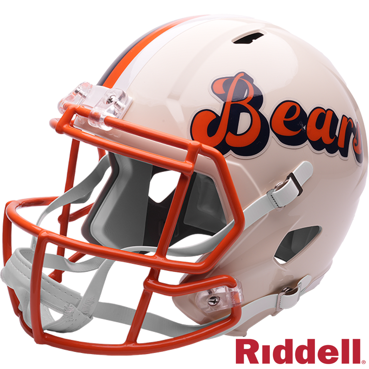 Chicago Bears Helmet Riddell Replica Full Size Speed Style Retro Collection