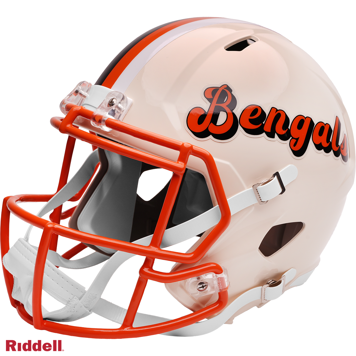 Cincinnati Bengals Helmet Riddell Replica Full Size Speed Style Retro Collection