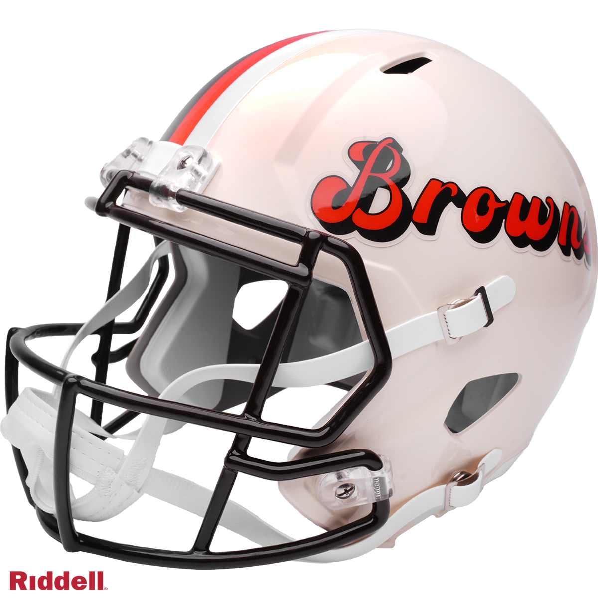 Cleveland Browns Helmet Riddell Replica Full Size Speed Style Retro Collection
