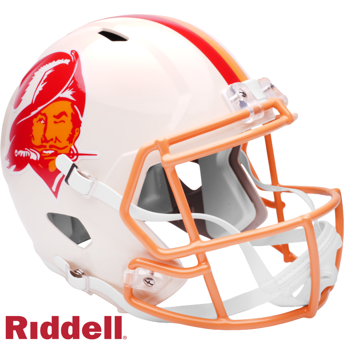 Tampa Bay Buccaneers Helmet Riddell Replica Full Size Speed Style Retro Collection