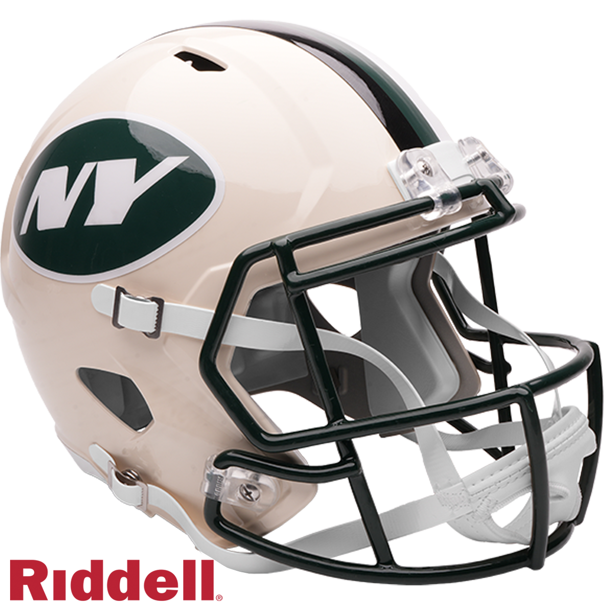 New York Jets Helmet Riddell Replica Full Size Speed Style Retro Collection