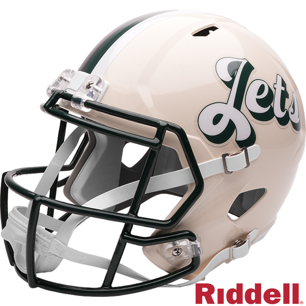 New York Jets Helmet Riddell Replica Full Size Speed Style Retro Collection