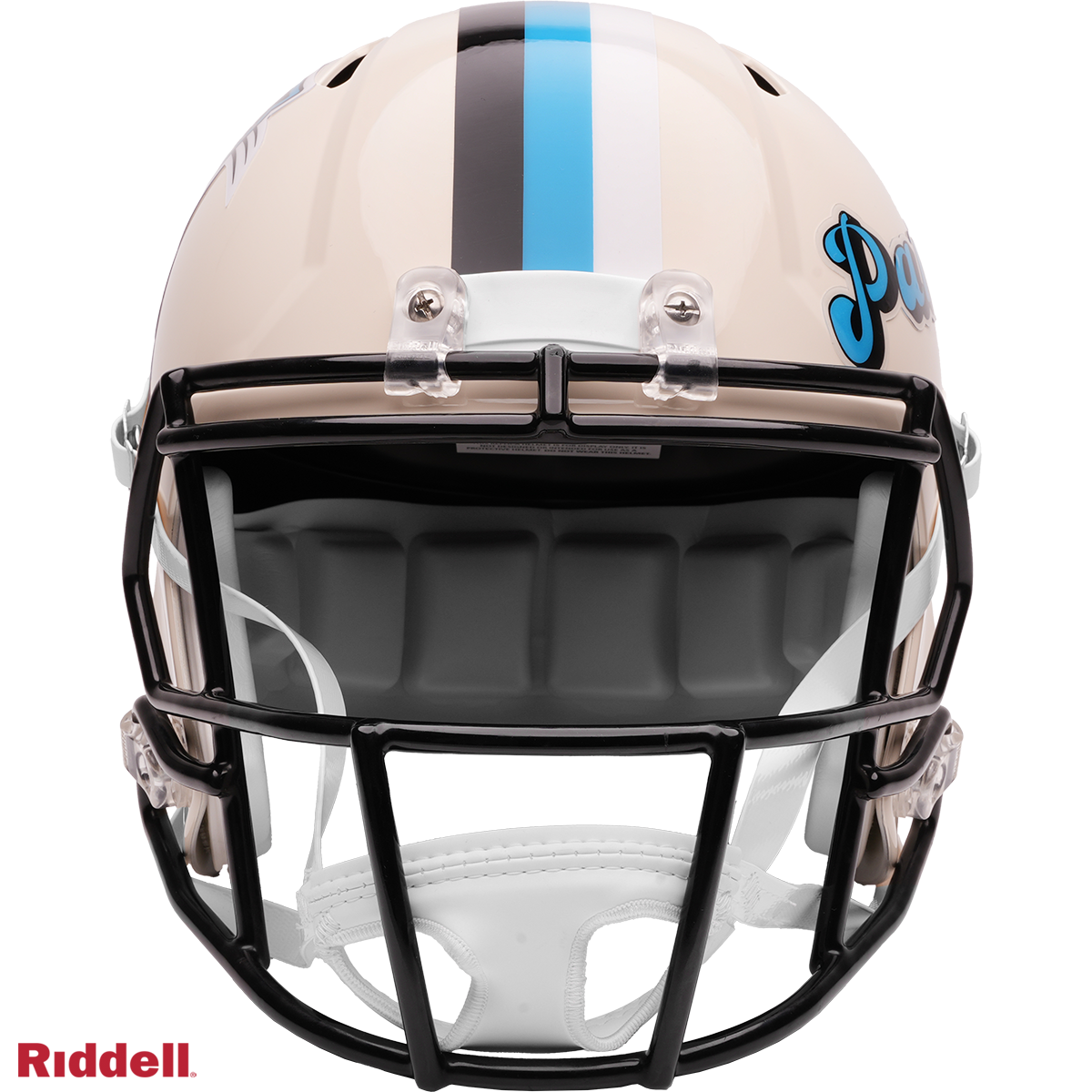 Carolina Panthers Helmet Riddell Replica Full Size Speed Style Retro Collection